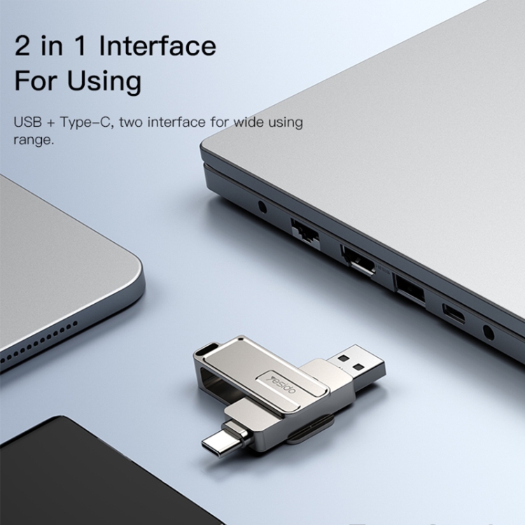 32GB Yesido FL17 USB+Type-C 2 in 1 USB Flash Drive 32GB Yesido FL17 USB+Type-C 2 in 1 USB Flash Drive