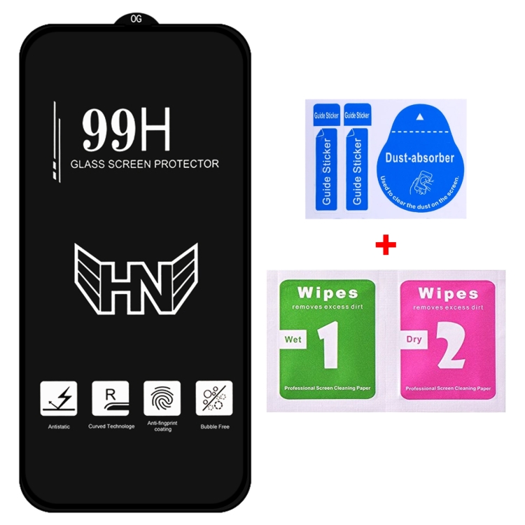 For iPhone 16 Pro 25pcs High Aluminum Large Arc Full Screen Tempered Glass Film For iPhone 16 Pro 25pcs High Aluminum Large Arc Full Screen Tempered Glass Film