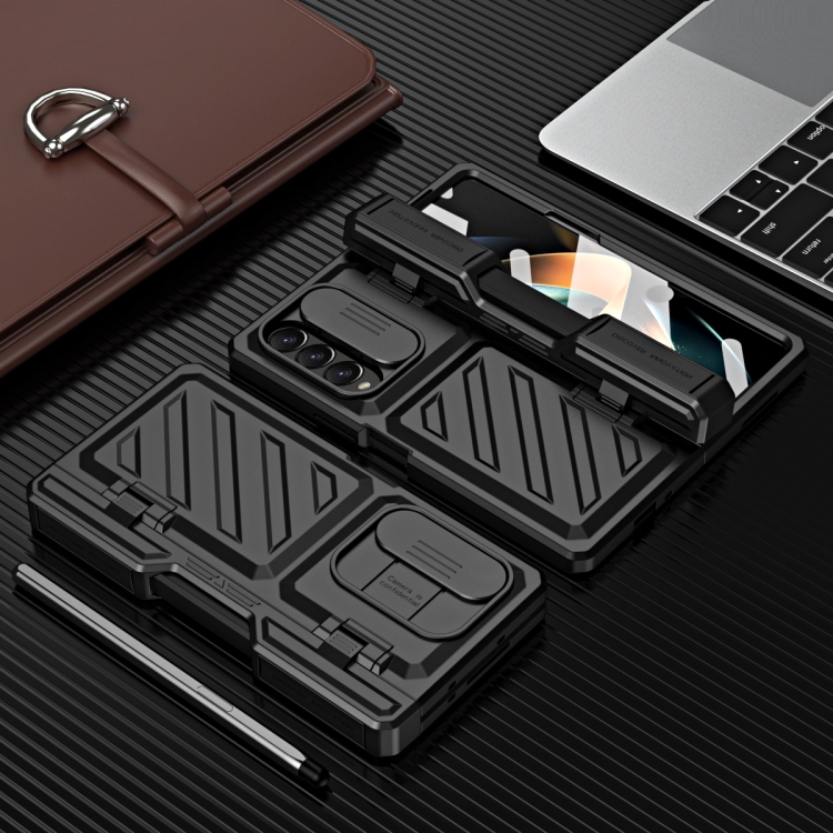 For Samsung Galaxy Z Fold4 TPU + PC Integrated All-inclusive Shockproof Phone Case with Pen(Black) For Samsung Galaxy Z Fold4 TPU + PC Integrated All-inclusive Shockproof Phone Case with Pen(Black)