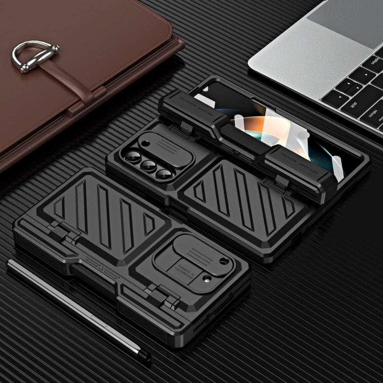 For Samsung Galaxy Z Fold5 TPU + PC Integrated All-inclusive Shockproof Phone Case with Pen(Black) For Samsung Galaxy Z Fold5 TPU + PC Integrated All-inclusive Shockproof Phone Case with Pen(Black)