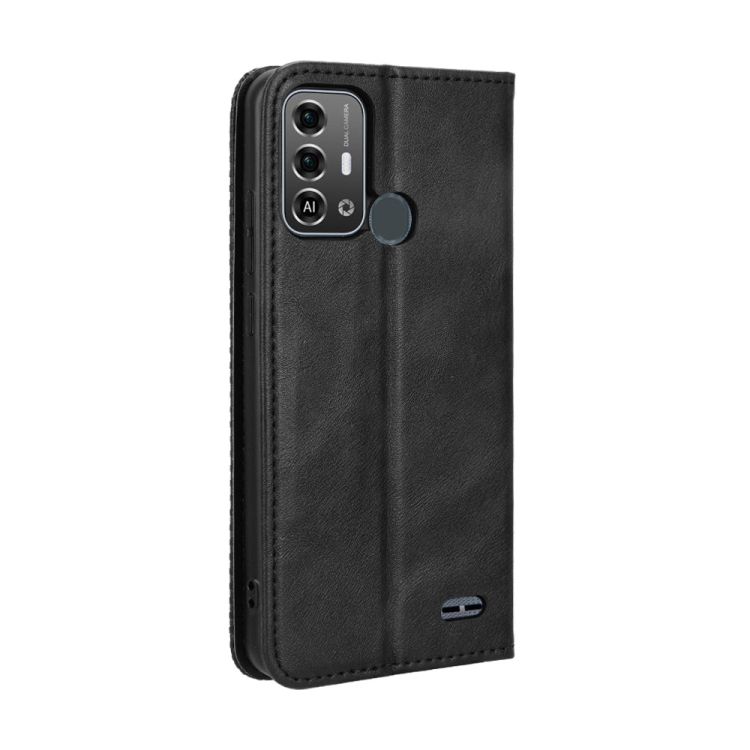 For ZTE Blade A53 Pro Diamond Texture Leather Phone Case(Brown)