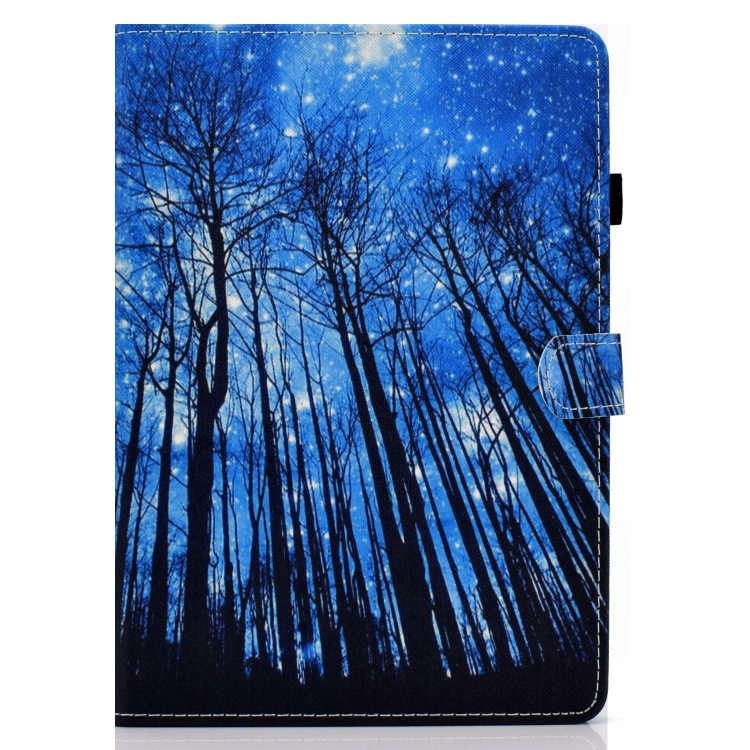 For iPad 9.7 (2017) / (2018) / Air 2 / Air Colored Drawing Stitching Horizontal Flip Leather Case with Holder & Card Slots & Sleep / Wake-up Function(Forest) For iPad 9.7 (2017) / (2018) / Air 2 / Air Colored Drawing Stitching Horizontal Flip Leather Case with Holder & Card Slots & Sleep / Wake-up Function(Forest)