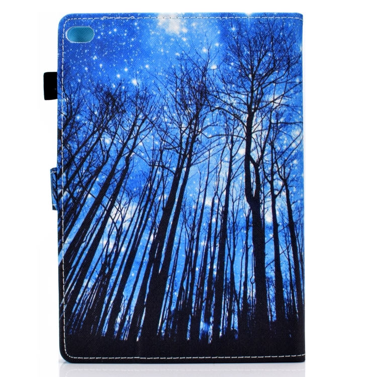 For iPad 9.7 (2017) / (2018) / Air 2 / Air Colored Drawing Stitching Horizontal Flip Leather Case with Holder & Card Slots & Sleep / Wake-up Function(Forest) For iPad 9.7 (2017) / (2018) / Air 2 / Air Colored Drawing Stitching Horizontal Flip Leather Case with Holder & Card Slots & Sleep / Wake-up Function(Forest)
