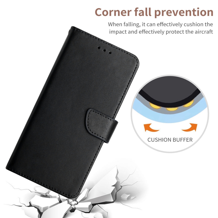 For Samsung Galaxy S24 Ultra 5G HT02 Genuine Leather Fingerprint-proof Flip Phone Case(Black) For Samsung Galaxy S24 Ultra 5G HT02 Genuine Leather Fingerprint-proof Flip Phone Case(Black)