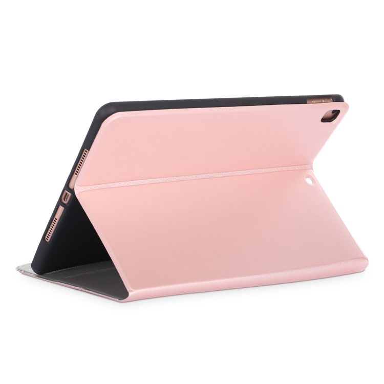For iPad 10.2 TPU Electric Pressed Horizontal Flip Leather Case with Holder(Rose Gold) For iPad 10.2 TPU Electric Pressed Horizontal Flip Leather Case with Holder(Rose Gold)