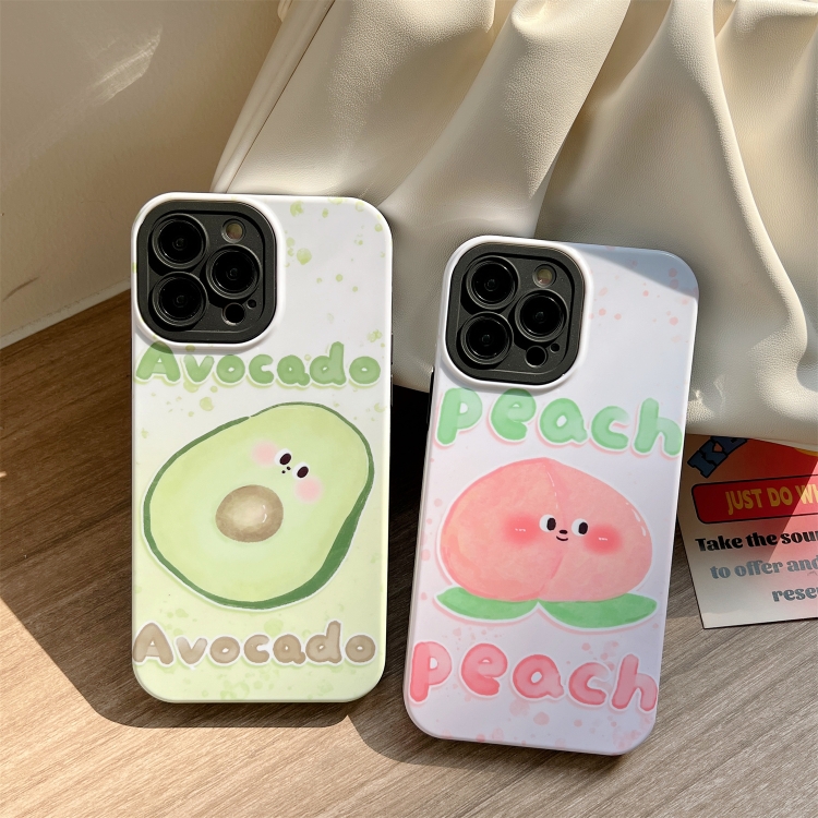 For iPhone 11 2 in 1 PC + TPU Shockproof Phone Case(Avocado) For iPhone 11 2 in 1 PC + TPU Shockproof Phone Case(Avocado)