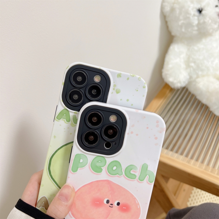 For iPhone 11 2 in 1 PC + TPU Shockproof Phone Case(Avocado) For iPhone 11 2 in 1 PC + TPU Shockproof Phone Case(Avocado)