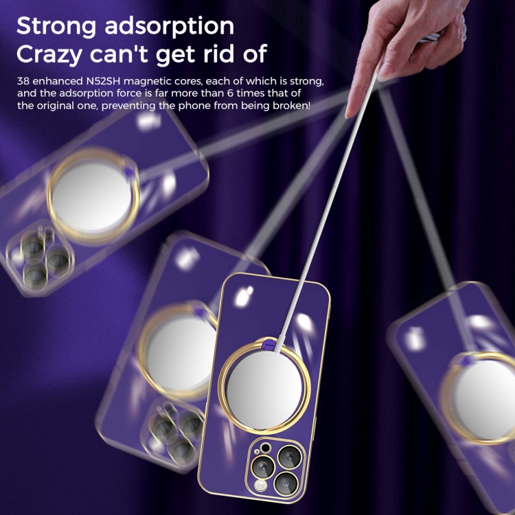 For iPhone Plus Plus Multifunction Electroplating MagSafe