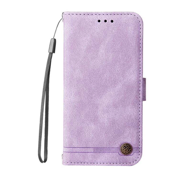 For Samsung Galaxy S24 Skin Feel Life Tree Metal Button Leather Phone Case(Purple) For Samsung Galaxy S24 Skin Feel Life Tree Metal Button Leather Phone Case(Purple)