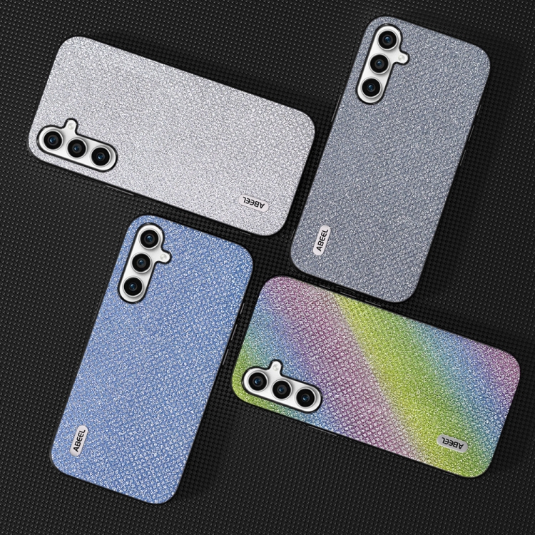 For Samsung Galaxy S23 FE 5G ABEEL Diamond Black Edge Phone Case(Rainbow Diamond) For Samsung Galaxy S23 FE 5G ABEEL Diamond Black Edge Phone Case(Rainbow Diamond)