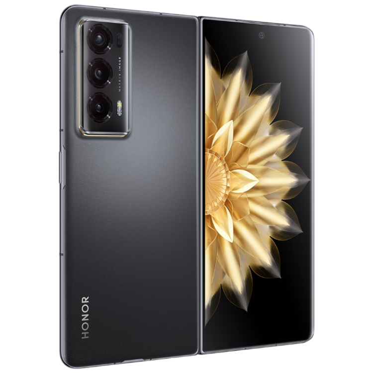 Honor Magic V2 5G, 16GB+256GB, 7.92 inch + 6.43 inch MagicOS 7.2 Snapdragon 8 Gen2  Octa Core up to 3.36GHz, Network: 5G, OTG, Not Support Google Play(Silk Black)