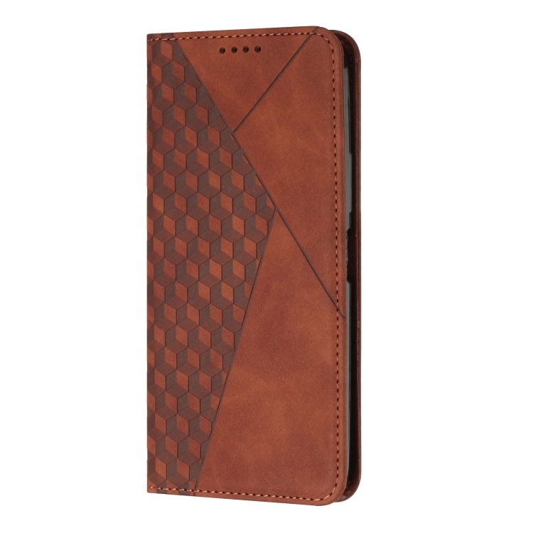 For iPhone 15 Diamond Splicing Skin Feel Magnetic Leather Phone Case(Brown) For iPhone 15 Diamond Splicing Skin Feel Magnetic Leather Phone Case(Brown)