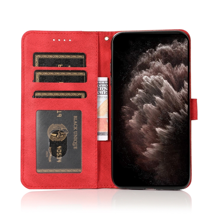 For iPhone 15 Plus Dual-color Stitching Leather Phone Case(Brown Red) For iPhone 15 Plus Dual-color Stitching Leather Phone Case(Brown Red)