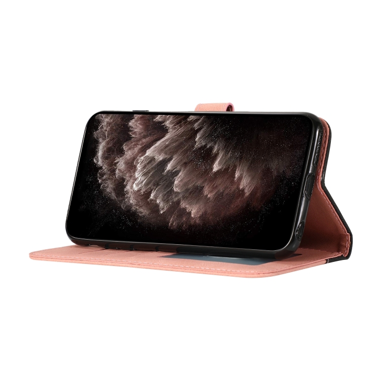 For iPhone 16 Dual-color Stitching Leather Phone Case(Black Rose Gold) For iPhone 16 Dual-color Stitching Leather Phone Case(Black Rose Gold)