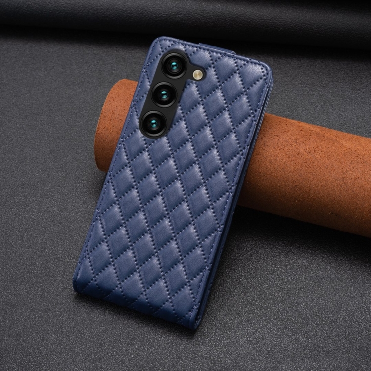 For Samsung Galaxy S23+ 5G Diamond Lattice Vertical Flip Leather Phone Case(Blue) For Samsung Galaxy S23+ 5G Diamond Lattice Vertical Flip Leather Phone Case(Blue)