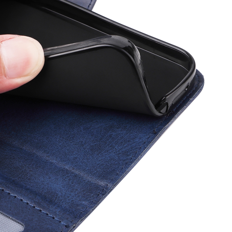 For Samsung Galaxy S24 Classic Calf Texture Flip Leather Phone Case(Blue) For Samsung Galaxy S24 Classic Calf Texture Flip Leather Phone Case(Blue)