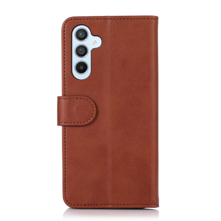 For Samsung Galaxy S24 5G Cow Texture Leather Phone Case(Brown) For Samsung Galaxy S24 5G Cow Texture Leather Phone Case(Brown)
