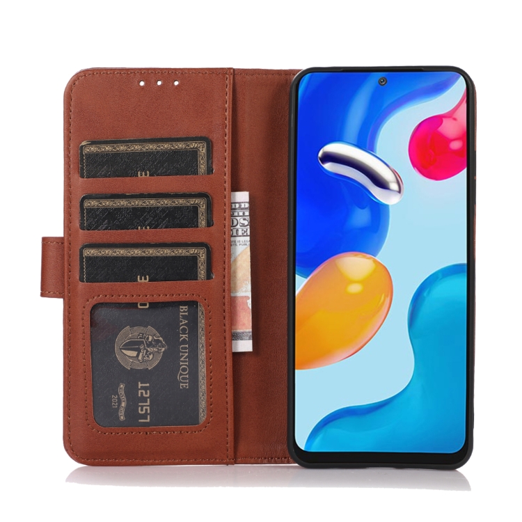 For Samsung Galaxy S24 5G Cow Texture Leather Phone Case(Brown) For Samsung Galaxy S24 5G Cow Texture Leather Phone Case(Brown)