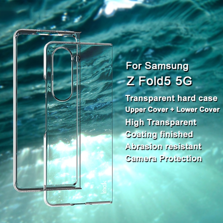 For Samsung Galaxy Z Fold5 5G imak Wing II Wear-resisting Crystal Phone Protective Case