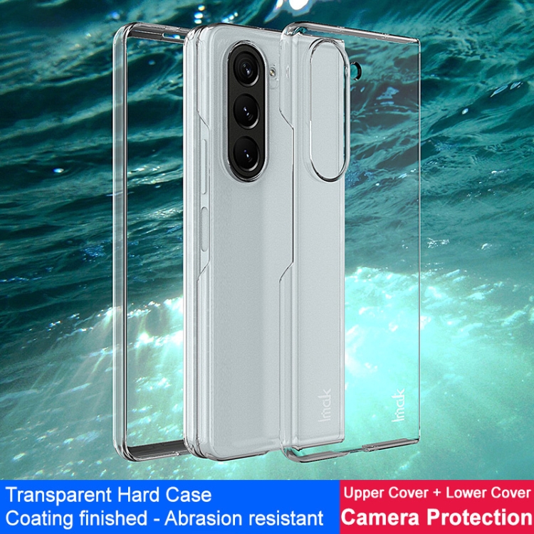 For Samsung Galaxy Z Fold5 5G imak Wing II Wear-resisting Crystal Phone Protective Case