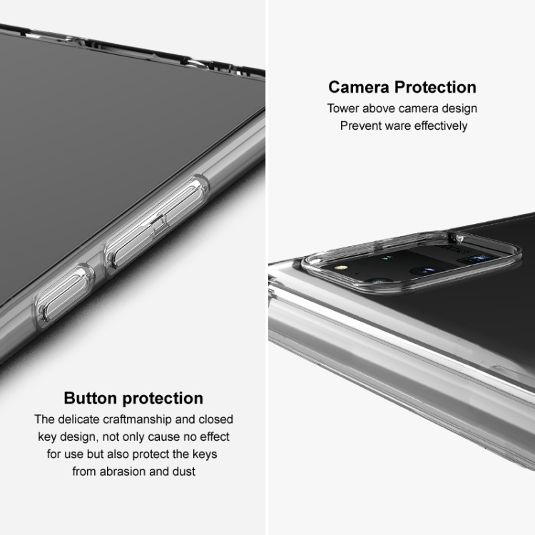 Carcasa de TPU Antichoque Imak UX-10 para iPhone 14 Pro Max - Transparente