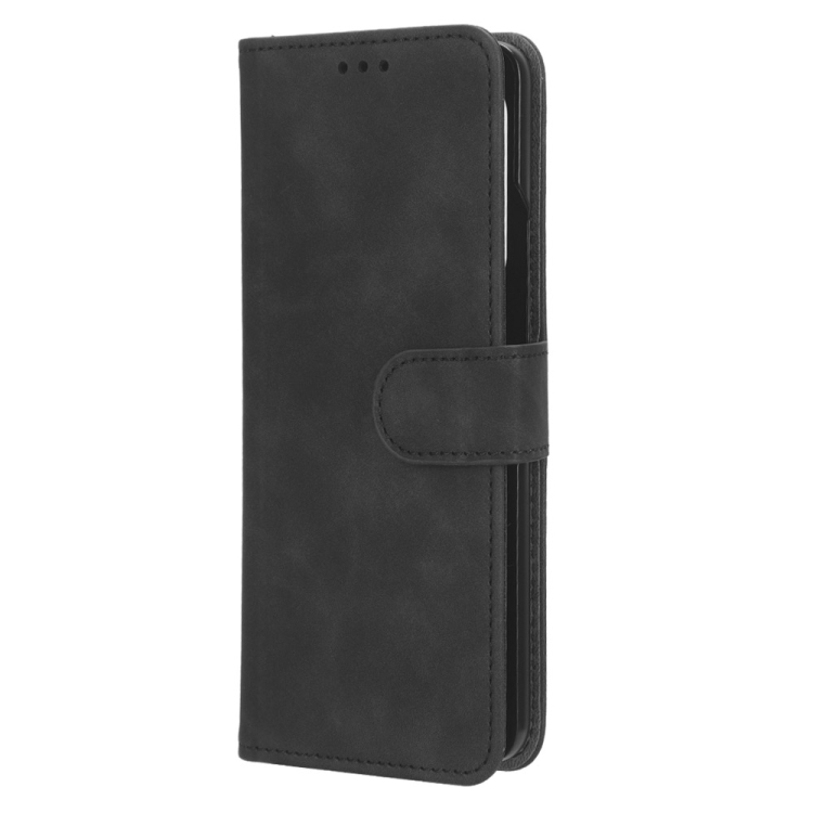 For Samsung Galaxy Z Fold5 Skin Feel Magnetic Flip Leather Phone Case(Black) For Samsung Galaxy Z Fold5 Skin Feel Magnetic Flip Leather Phone Case(Black)