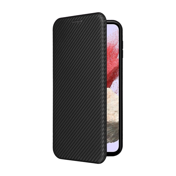 For Samsung Galaxy M34 5G Carbon Fiber Texture Flip Leather Phone Case(Black) For Samsung Galaxy M34 5G Carbon Fiber Texture Flip Leather Phone Case(Black)