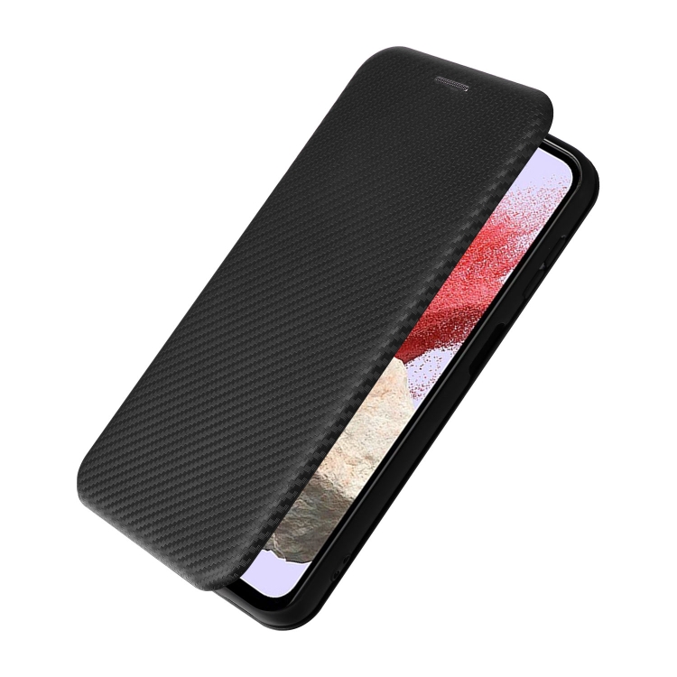 For Samsung Galaxy M34 5G Carbon Fiber Texture Flip Leather Phone Case(Black) For Samsung Galaxy M34 5G Carbon Fiber Texture Flip Leather Phone Case(Black)