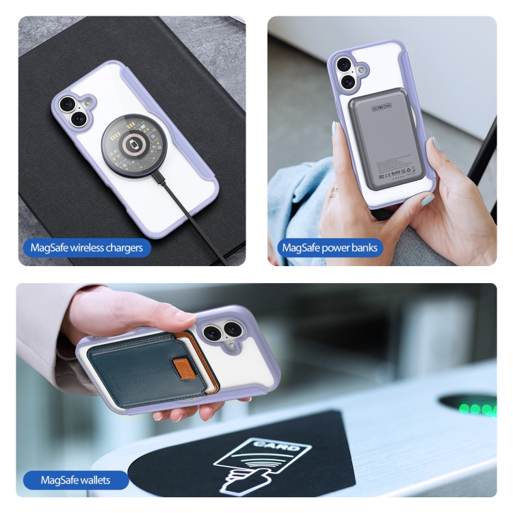 For iPhone 16 Plus DUX DUCIS Skin X Pro Series Magsafe PC + TPU Phone Leather Case(Purple) For iPhone 16 Plus DUX DUCIS Skin X Pro Series Magsafe PC + TPU Phone Leather Case(Purple)