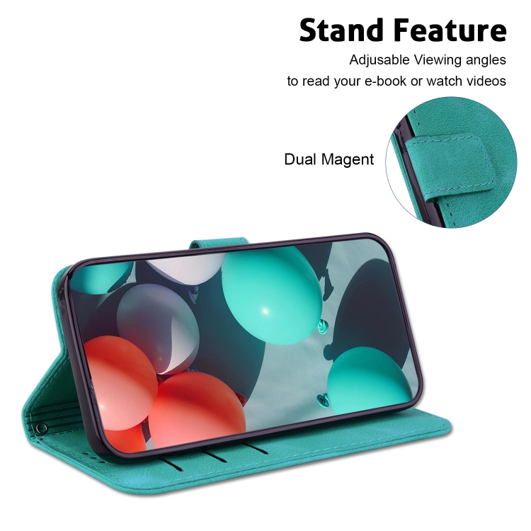 Para Huawei P smart 2019 Funda de teléfono de cuero en relieve en forma de  7 (