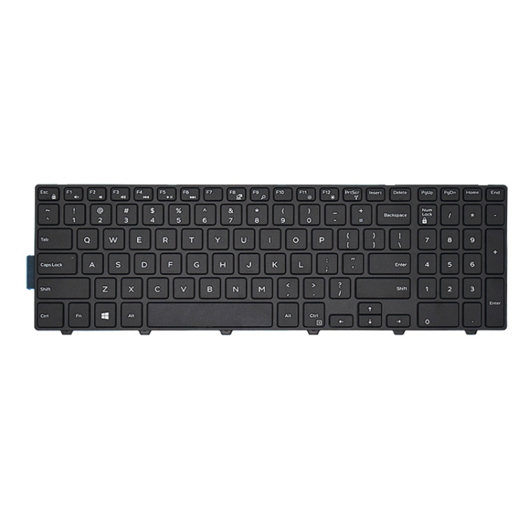Versión de EE. UU. Teclado de computadora portátil White Word para Dell 3560 3570 (negro) - 1