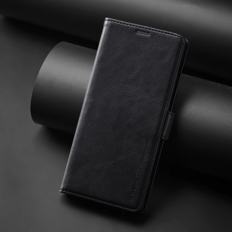For Samsung Galaxy S24 Ultra LC.IMEEKE RFID Anti-theft Leather Phone Case(Black) For Samsung Galaxy S24 Ultra LC.IMEEKE RFID Anti-theft Leather Phone Case(Black)