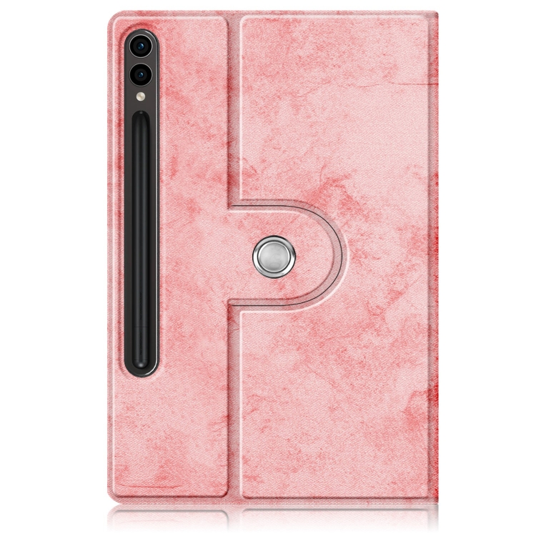 For Samsung Galaxy Tab S9 360 Rotation Stand Smart Leather Tablet Case(Pink) For Samsung Galaxy Tab S9 360 Rotation Stand Smart Leather Tablet Case(Pink)
