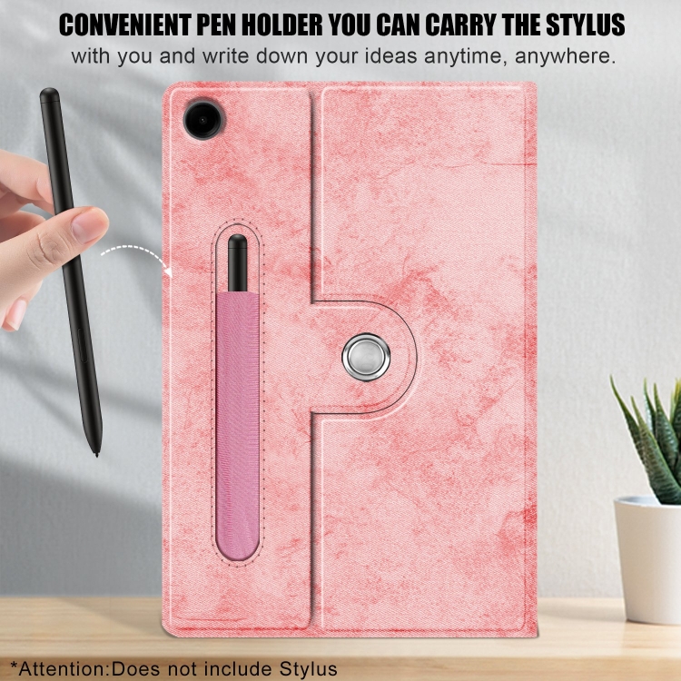 Samsung Galaxy Tab A9+ 360 回転スタンド スマート レザー タブレット