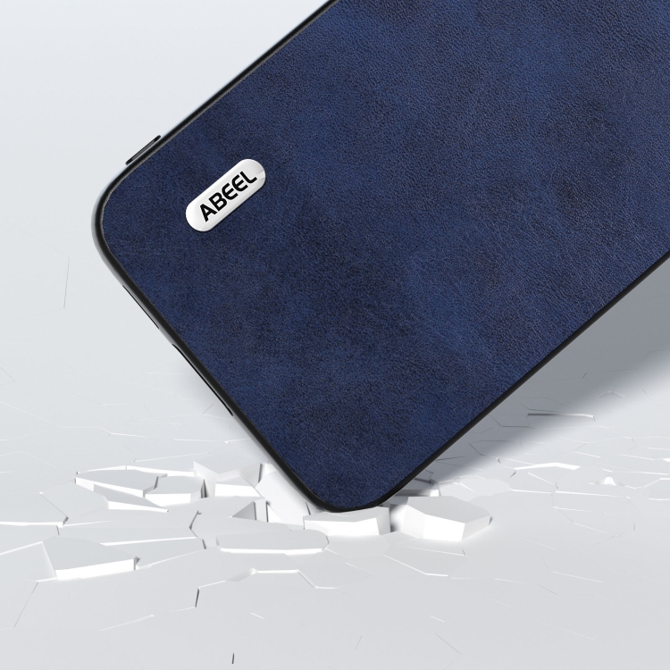 For Samsung Galaxy S23 FE 5G ABEEL Dual Color Cowhide Texture PU Phone Case(Blue) For Samsung Galaxy S23 FE 5G ABEEL Dual Color Cowhide Texture PU Phone Case(Blue)
