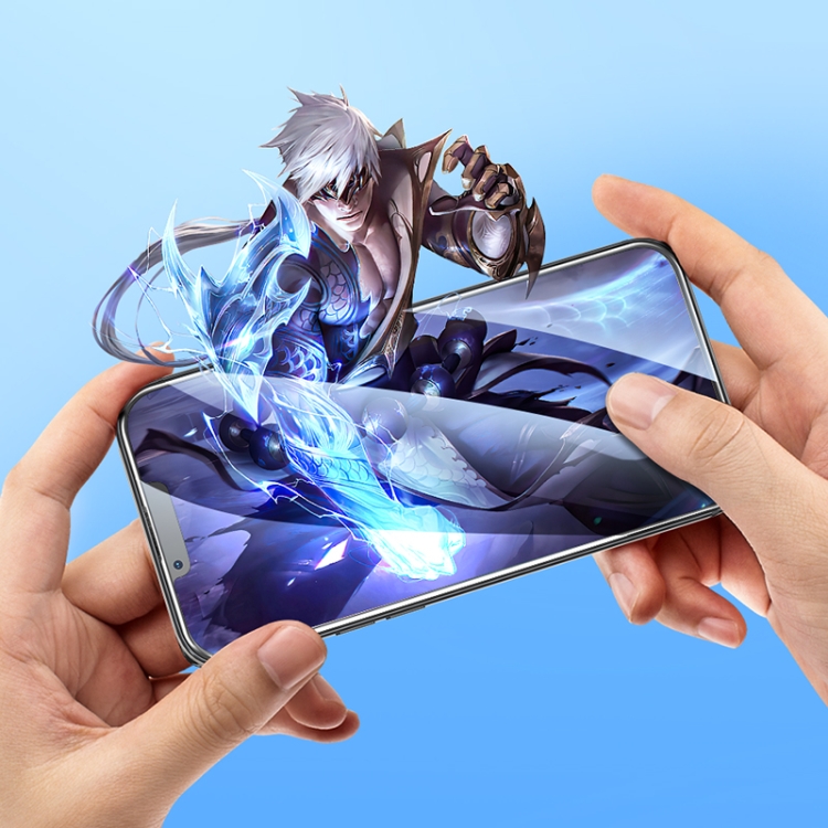 For iPhone 15 Plus HOCO G1 0.33mm 2.5D Flash Attach Full Screen Silk Screen HD Tempered Glass Film