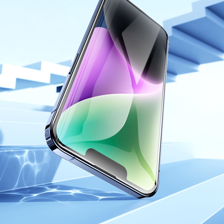 For iPhone 15 Plus HOCO G1 0.33mm 2.5D Flash Attach Full Screen Silk Screen HD Tempered Glass Film