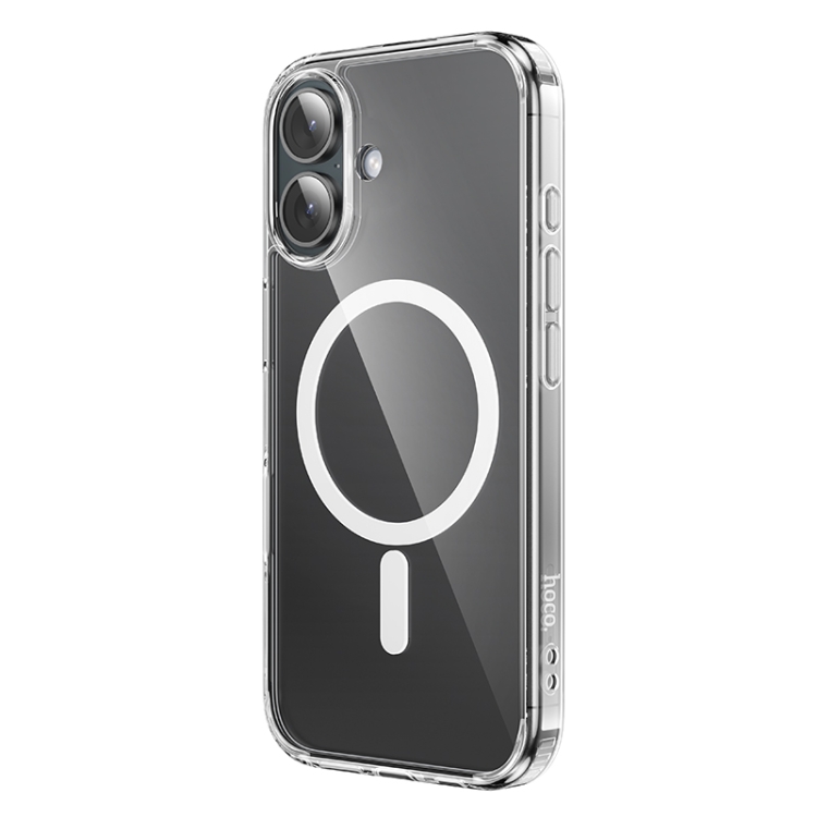 For iPhone 16 hoco MagSafe Magnetic Series Airbag Shockproof Phone Case(Transparent) For iPhone 16 hoco MagSafe Magnetic Series Airbag Shockproof Phone Case(Transparent)