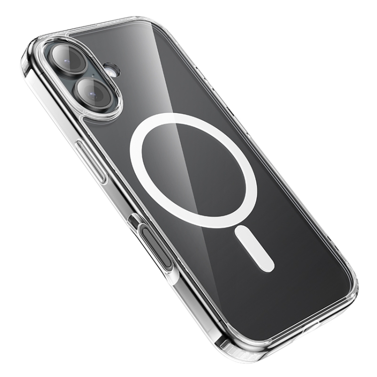 For iPhone 16 hoco MagSafe Magnetic Series Airbag Shockproof Phone Case(Transparent) For iPhone 16 hoco MagSafe Magnetic Series Airbag Shockproof Phone Case(Transparent)