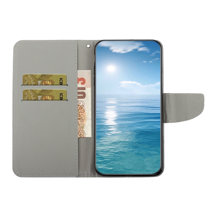 For Samsung Galaxy S23 FE 5G Colored Drawing Leather Phone Case(Giraffes) For Samsung Galaxy S23 FE 5G Colored Drawing Leather Phone Case(Giraffes)