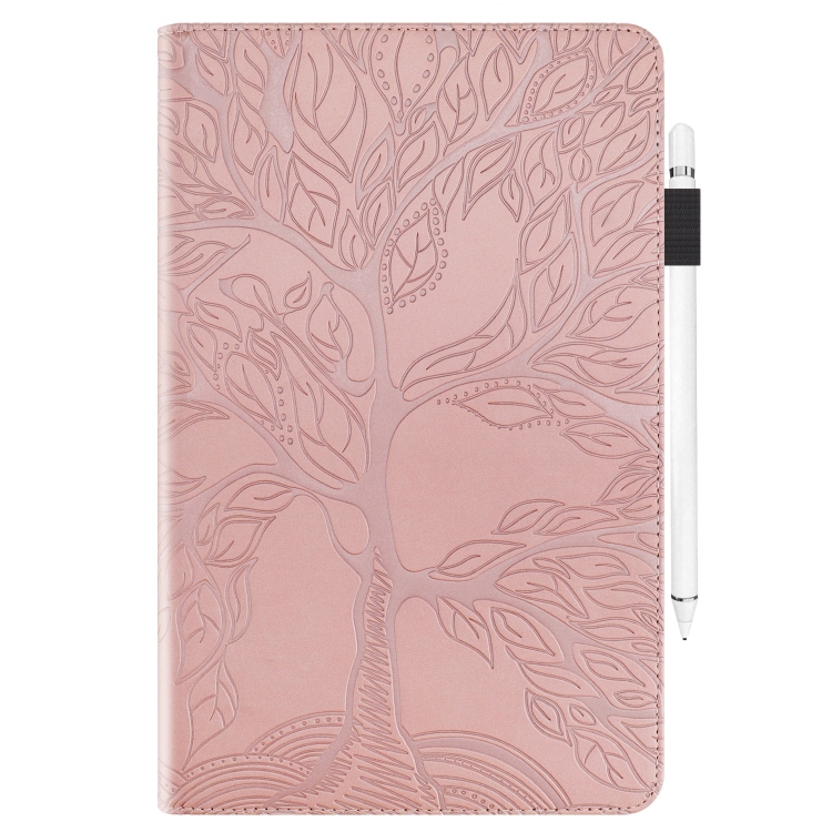 For Samsung Galaxy Tab S9 Ultra Life Tree Series Horizontal Flip Leather Tablet Case(Rose Gold) For Samsung Galaxy Tab S9 Ultra Life Tree Series Horizontal Flip Leather Tablet Case(Rose Gold)