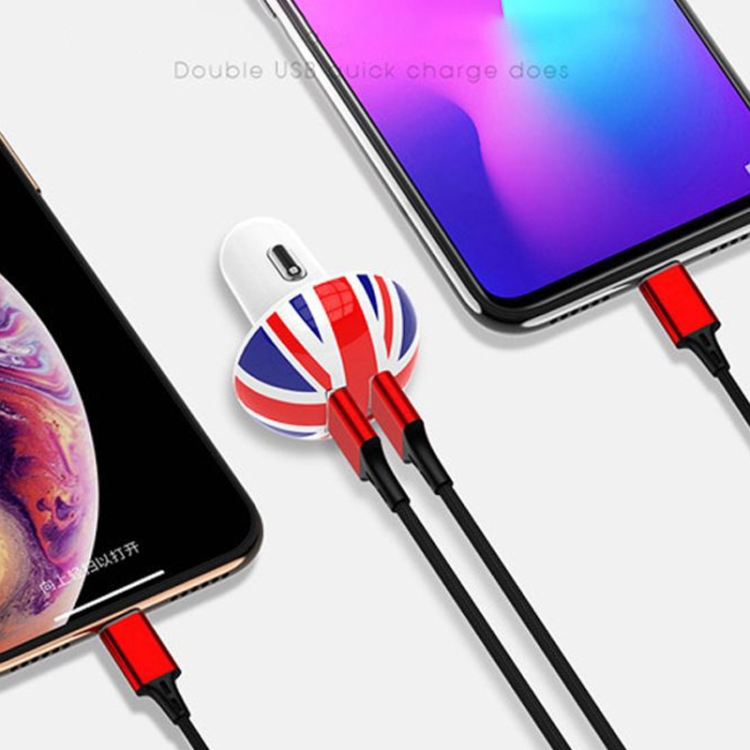 Mushroom Shape QC 3.0 Fast Charge Dual USB Car Charger(M1) Mushroom Shape QC 3.0 Fast Charge Dual USB Car Charger(M1)