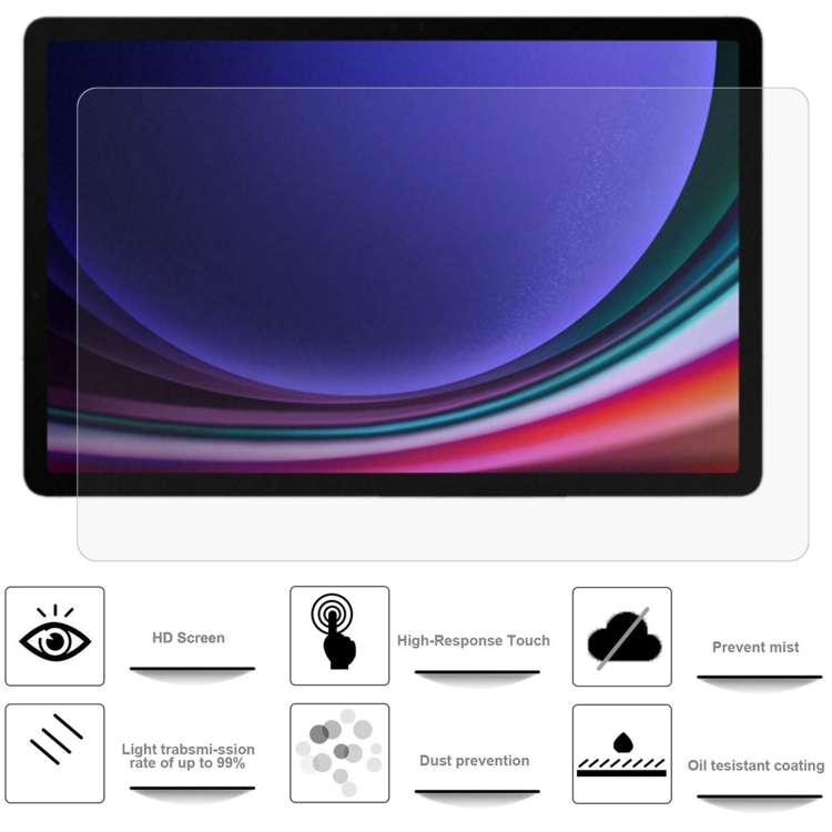 For Samsung Galaxy Tab S9 25pcs Full Screen HD PET Screen Protector For Samsung Galaxy Tab S9 25pcs Full Screen HD PET Screen Protector