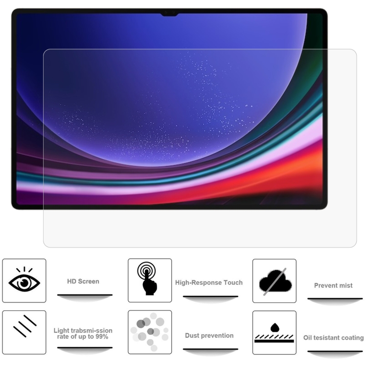 Para Samsung Galaxy Tab S9 Ultra 25pcs Pantalla completa HD PET Protector de pantalla - 5