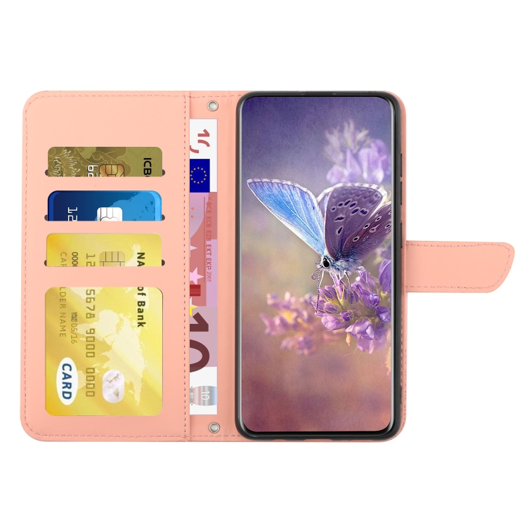For Samsung Galaxy S24 Ultra 5G Skin Feel Butterfly Embossed Flip Leather Phone Case(Pink) For Samsung Galaxy S24 Ultra 5G Skin Feel Butterfly Embossed Flip Leather Phone Case(Pink)