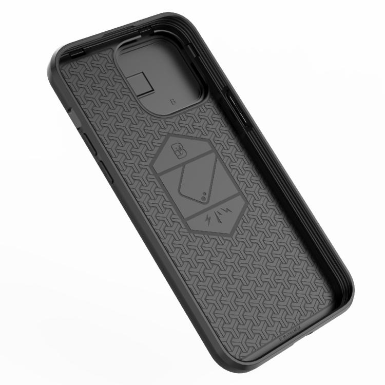 For iPhone 14 Sliding Camshield TPU + PC Shockproof Phone Case with Holder(Green) - 2