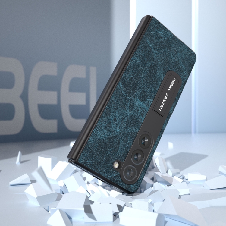 For Samsung Galaxy Z Flip5 ABEEL Dream Litchi Texture PU Phone