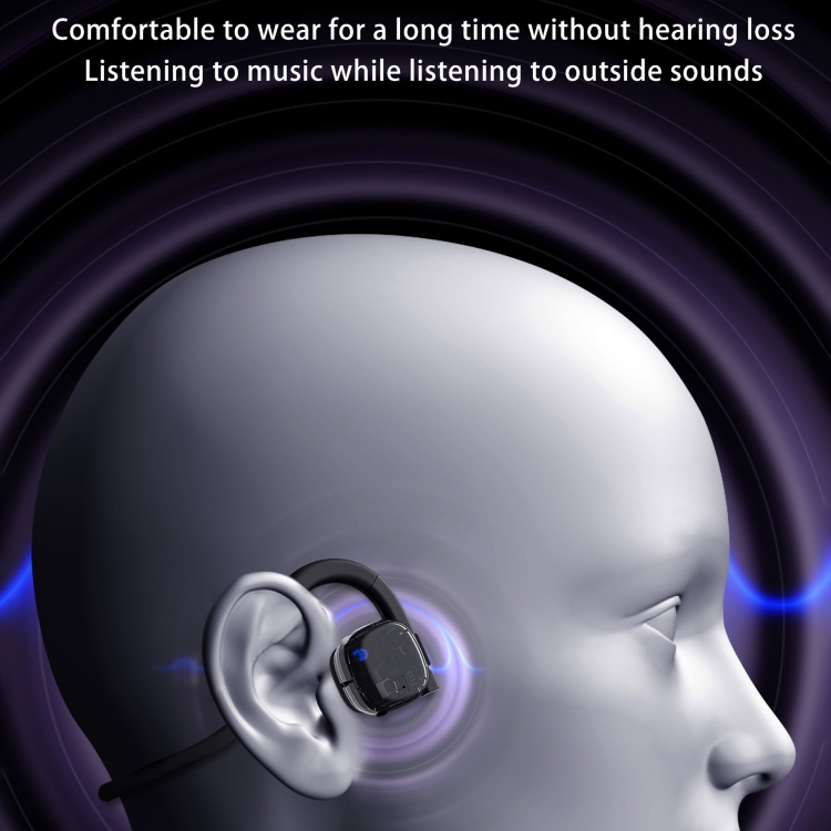 D MOOSTER BH330 Bone Conduction Wireless Bluetooth Sports Earphone(Black) D MOOSTER BH330 Bone Conduction Wireless Bluetooth Sports Earphone(Black)
