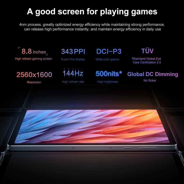 Lenovo LEGION Y700 2023 8.8 inch WiFi Gaming Tablet, 16GB+ 