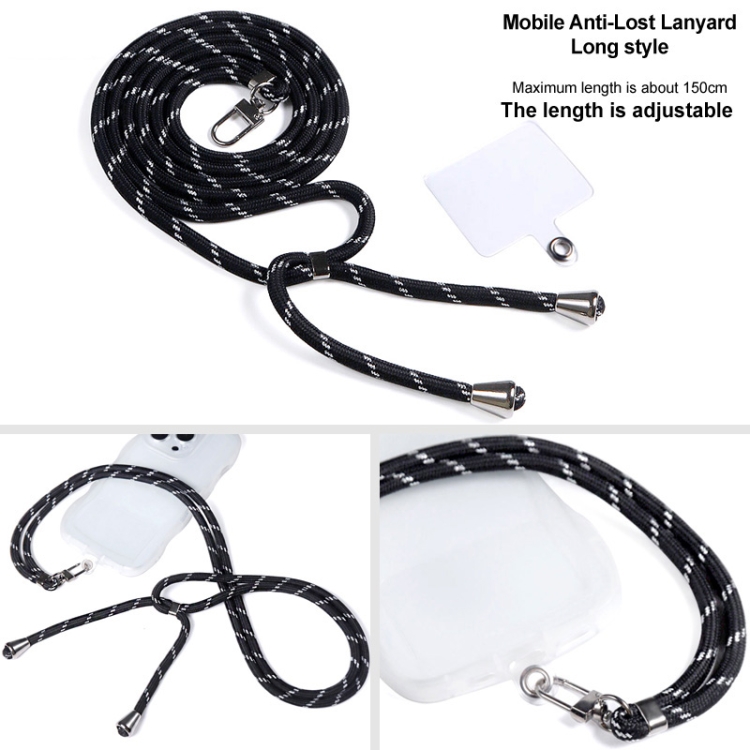 imak Long Style Phone Anti-Lost Lanyard(Black)
